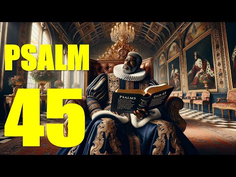 Psalm 45 Reading:  Your Throne is Forever (With words - KJV)