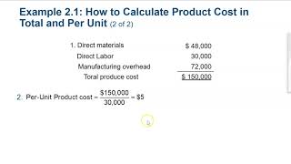 Managerial Accounting: Calculate Total, Prime, and Conversion Cost Per Unit