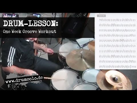 DRUM-LESSON: One Week Groove Workout (feat. famous Drumbooks) | by Patrick Metzger