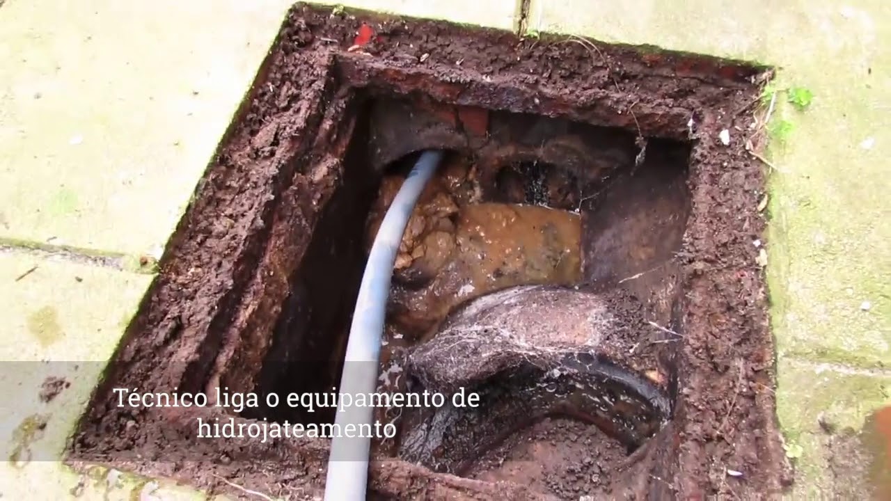 Desentupimento de Esgoto com Hidrojateamento