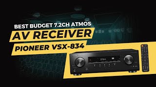 Pioneer VSX-834 AVR Review and Price in India | Best Budget Atmos AV Receivers in 2022 | vs Onkyo