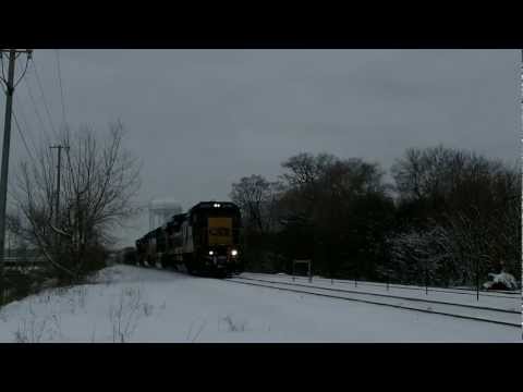 CSX 7603 leads 2-284 at Deerfield, IL