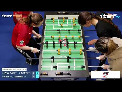 D. Nader/S. Klabunde vs J. Hanschmann/E. Bechtold - Women Doubles - L16 - ITSF Philoro German Open