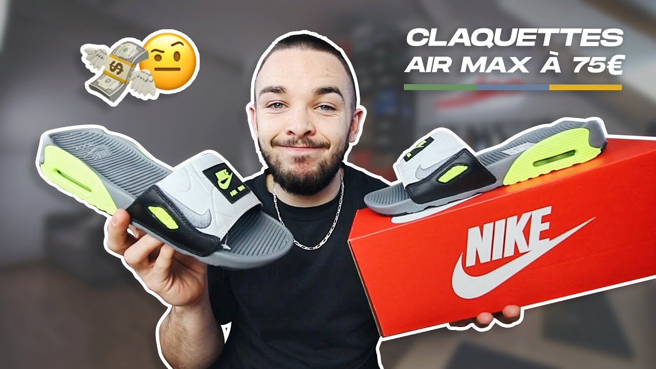 J'AI ACHETÉ LES CLAQUETTES NIKE AIR MAX A 75€ ! 🤨 (quelle erreur)