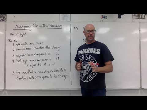 Assigning Oxidation Numbers