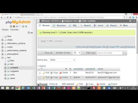 Tutorial 11 - PHP - Building a database object that implements an Interface in OOP - Part 14