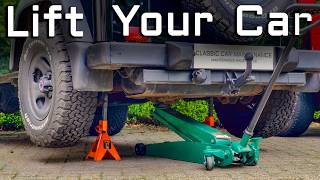 How To SAFELY Lift Your Car On Jack Stands