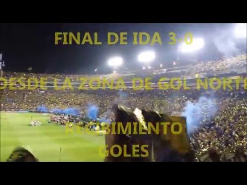 "Tigres vs Pumas 3-0 Final de ida - Desde la zona de gol norte - Apertura 2015" Barra: Libres y Lokos • Club: Tigres