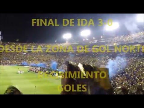 "Tigres vs Pumas 3-0 Final de ida - Desde la zona de gol norte - Apertura 2015" Barra: Libres y Lokos &bull; Club: Tigres