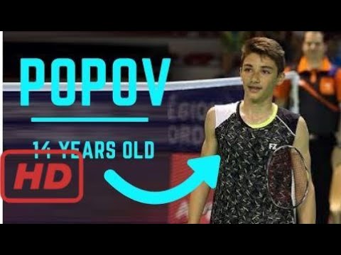 Love Badminton |   CRAZY BADMINTON RALLY by POPOV 14 years old
