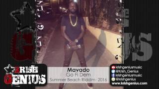 Mavado - Go Fi Dem [Summer Beach Riddim] July 2016
