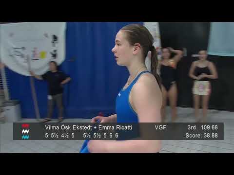 Girls A/B 3m Synchro - Eindhoven Diving Cup 2024