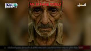 Image taken from fake AI video used by PA TV to incriminate Israel