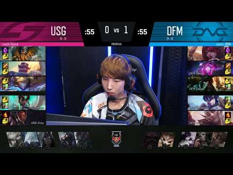 LJL 2018 Spring Split Round10 Match2 Game2 DFM vs USG