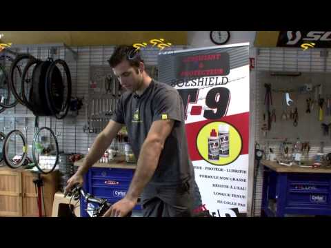 comment demonter fourche vtt