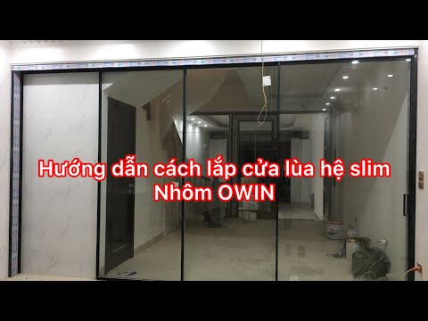 Lắp Đặt Cửa Nhôm Slim 3 Cánh