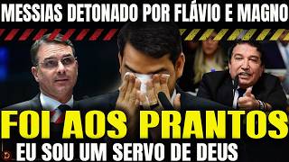 MESSIAS aos prantos, ao ser encurraldo por FLÁVIO E MAGNO MALTA sobre CLÉSÃO E 8 DE JANEIRO