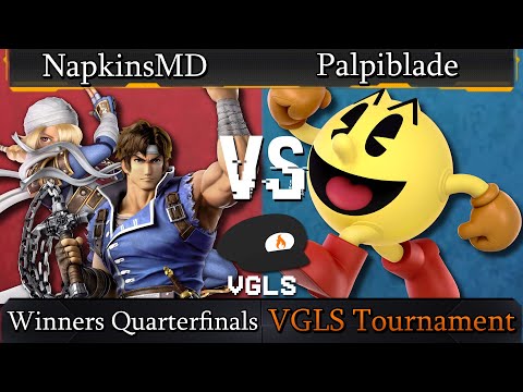 Napkins (Sheik, Richter) Vs. Palpiblade (PAC-MAN) -🔥VGLS Smash Tournament Quarterfinals May 2021