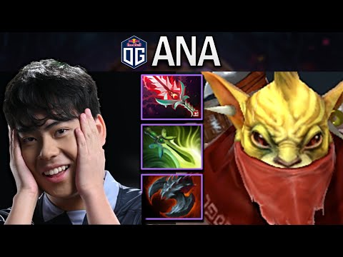 OG.ANA SMURF BOUNTY HUNTER WITH BUTTERFLY-MALEVOLENCE - DOTA 2 GAMEPLAY