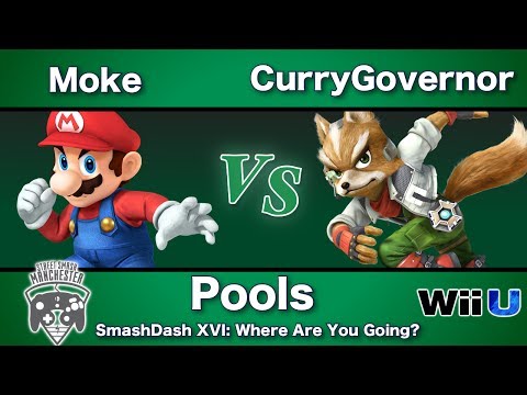 SmashDash XVI - Moke (Mario) Vs. CurryGovernor (Fox) - Pools