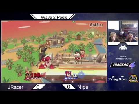 Fragsoc 4 - JRacer (Cpt. Falcon) Vs. Nips (Megaman) - Sm4sh Pools