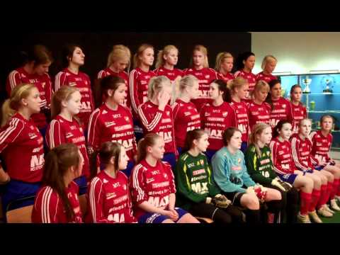 Borendamerna är redo för lagfoto