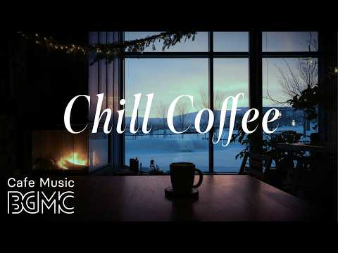 Cozy Winter Cafe ☕ Slow Bossa Nova Jazz & Warm Fireplace | Background Music for Work, Study, Sleep