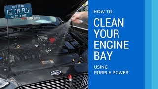 How to Clean Your Engine Bay using Purple Power