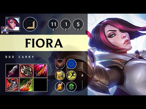 Fiora ADC vs Ezreal - EUW Grandmaster Patch 25.13