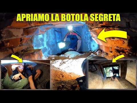 FINALMENTE APRIAMO LA BOTOLA SEGRETA ALLA FINE DEL TUNNEL DI NAPOLEONE - ABBIAMO RISCHIATO LA VITA!