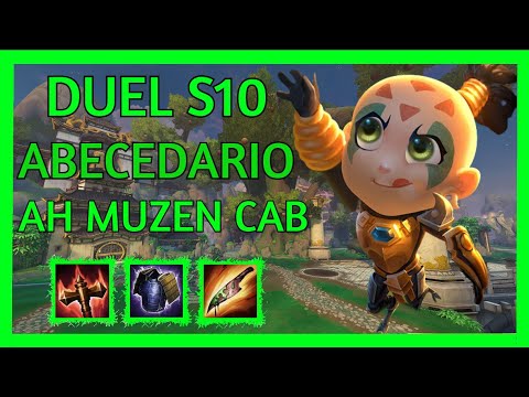 SMITE DUEL ABECEDARIO S10 - AH MUZEN CAB - AL FIN PUDE JUGAR ESTO!