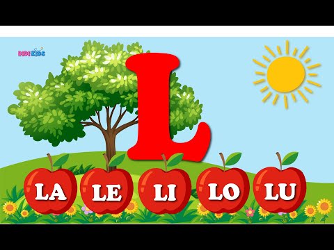 Música Aprendendo a Letra L - LA LE LI LO LU - Família Silábica do L - SÍLABAS