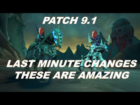 Shadowlands Patch 9.1 (THE BEST CHANGES)