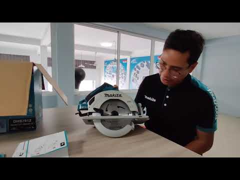 Makita DHS782Z Akumuliatorinis diskinis pjūklas, 2x18V, 62,5 mm, ø190x30mm, Be akumuliatorių ir kroviklio! video