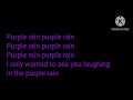 Purple rain by Ali Campbell (Radio Riddler) - Lyrics
