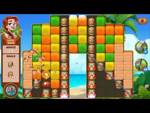 Lost Island Blast Adventure Level 2050 NO BOOSTERS - A S GAMING ✔️