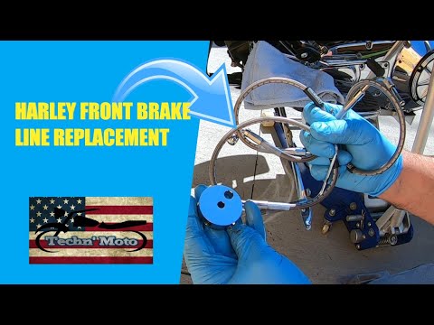 Front Brake Hose/Line Replacement- Harley Davidson Electra Glide Ultra Classic | Techn' Moto
