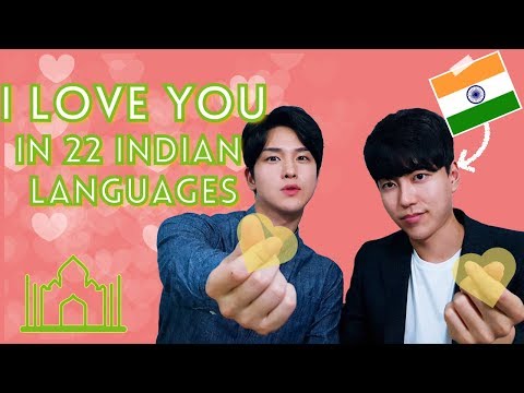 Koreans say 'I Love You' in 22 Indian Languages | Challenge | Korean dost