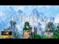 FLYING OVER CHINA (4K UHD) - Calming Music Along With Stunning Natural Landscapes Video For The Day