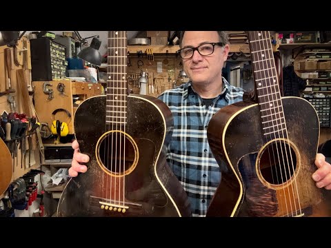 Comparing 1933 and 1935 Gibson L-00s (which are also lefties) with Mark Stutman of Folkway Music