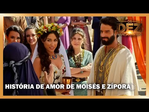História de amor de Moisés e Zípora | OS DEZ MANDAMENTOS
