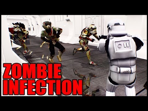 Trapped in a Ship with ZOMBIE STORMTROOPERS - Star Wars Battlefront 2 Death Trooper Zombie Infection