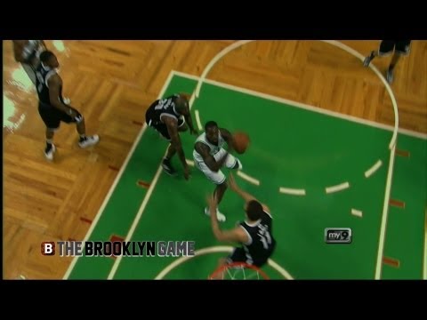 Brandon Bass Posterizes Brook Lopez