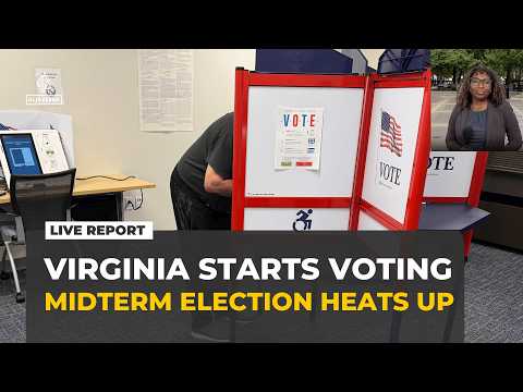 Virginia leads the US in early voting as the midterm election campaign heats up