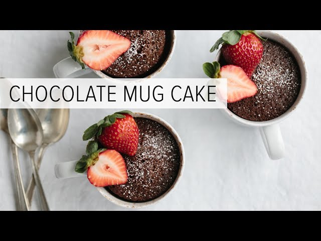 CHOCOLATE MUG CAKE | gluten-free, dairy-free and paleo