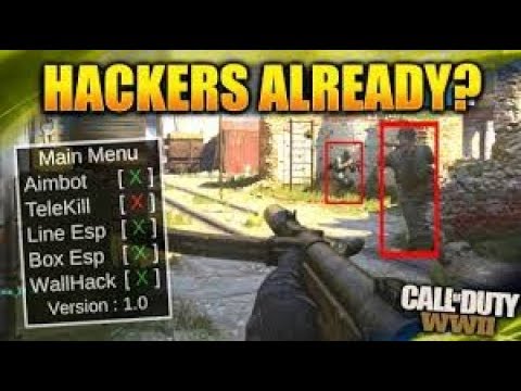 CALL OF DUTY WW2 HACKED LOBBY!!!!!!!!!!!!!!