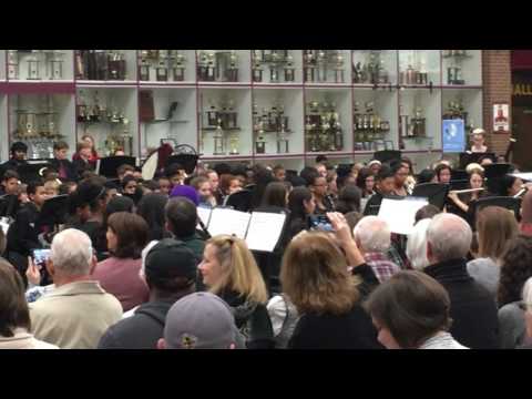 "Christmas "a la" Big Band" Arr. Larry Clark, performed by Crews & Five Forks 8th Grade Bands