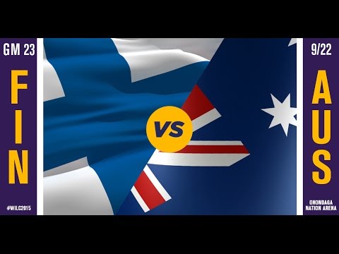 WILC 2015: Game 23 - Finland vs. Australia