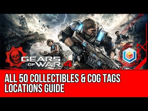Gears of War 4 - All 50 Collectibles & COG Tags Locations Guide (Completist & Remember the Fallen)