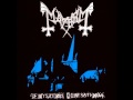 Mayhem - De Mysteriis Dom Sathanas 1994 [Full Album]